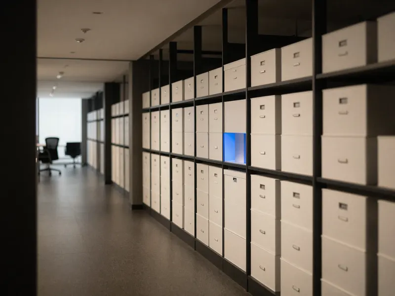 Open space de bureaux vide
